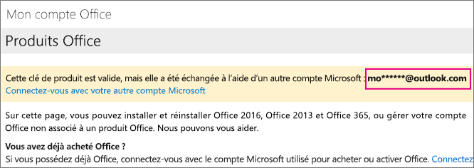 Comment activer la clé Microsoft Office 2016?