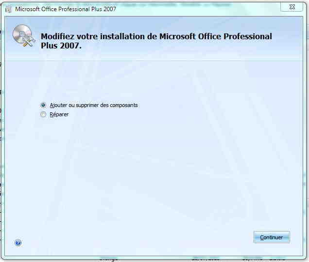 Comment réparer Microsoft Office 2010?