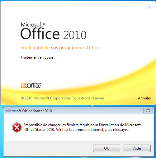 Comment installer Microsoft Office 2010?
